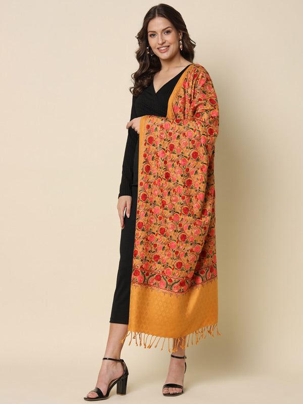 Women's Bahari Embroidered Stole (Size 71X203 CM)