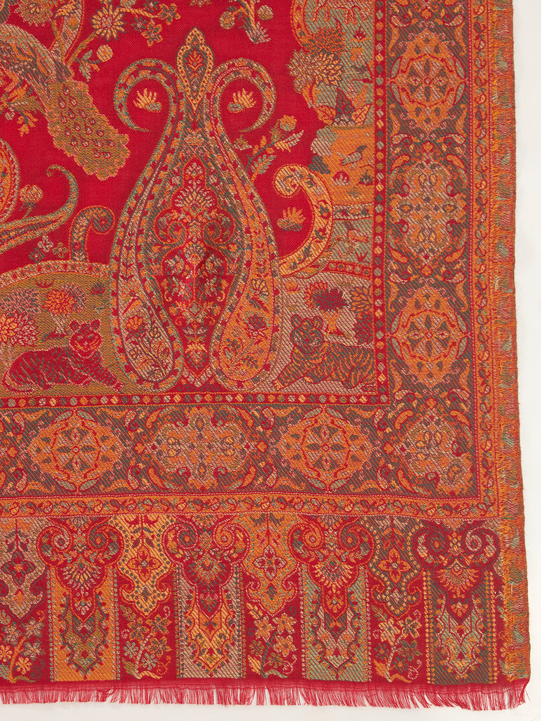 Women Royal gulistan Kaani Wool Blend Kashmiri Shawl