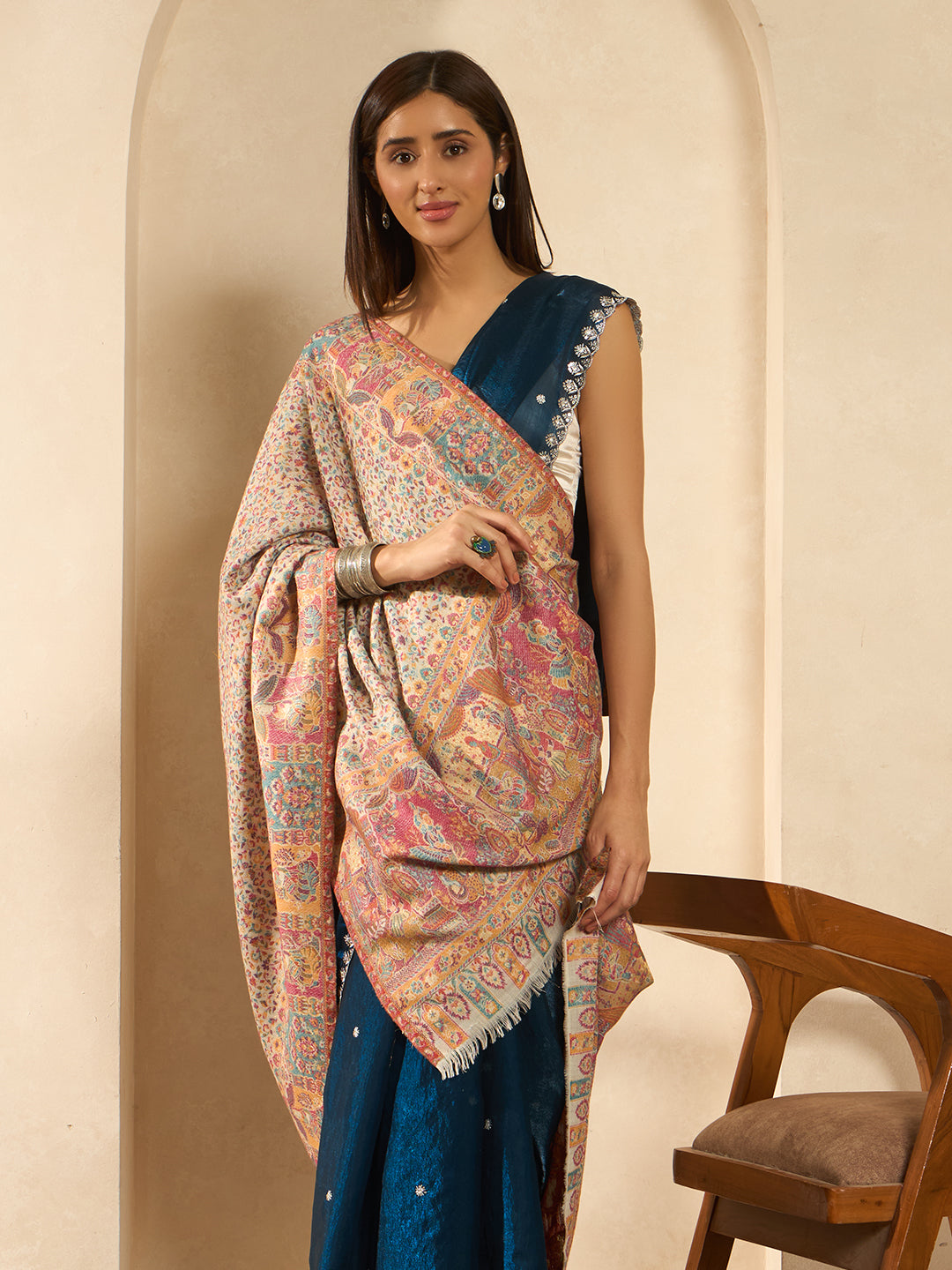 Women Persian Court kaani stole