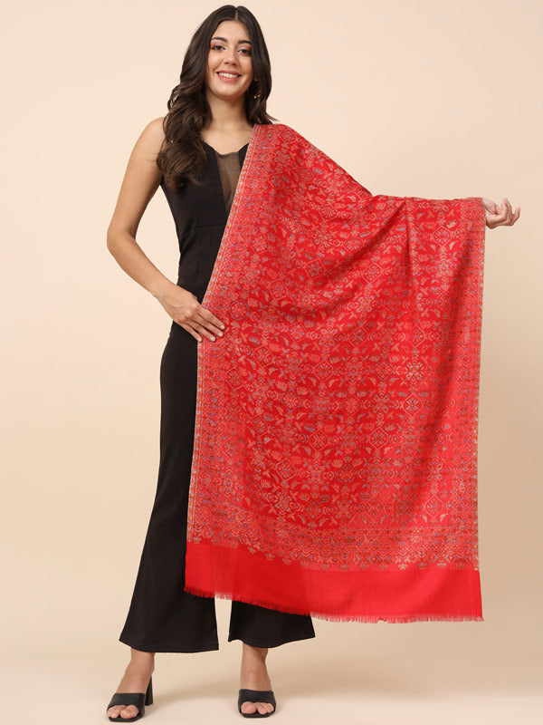 Women’s Ghazal Kaani Zari Stole (Size 72X208 Cms)