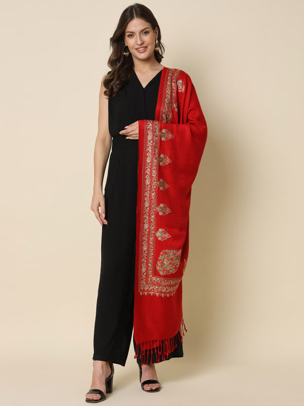 Women's Gulzaar Embroidered Stole (Size 71X203 CM)