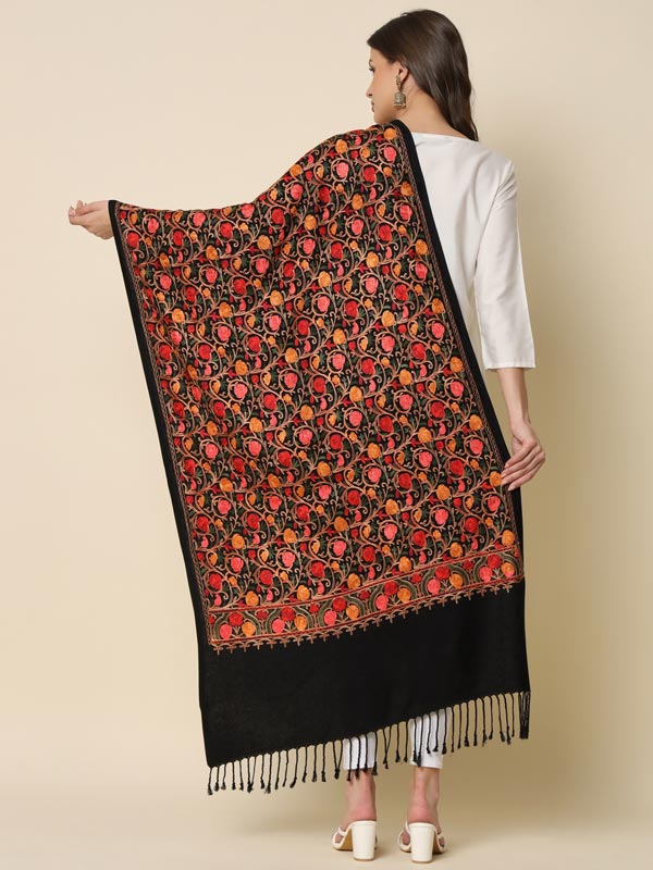 Women's Bahari Embroidered Stole (Size 71X203 CM)