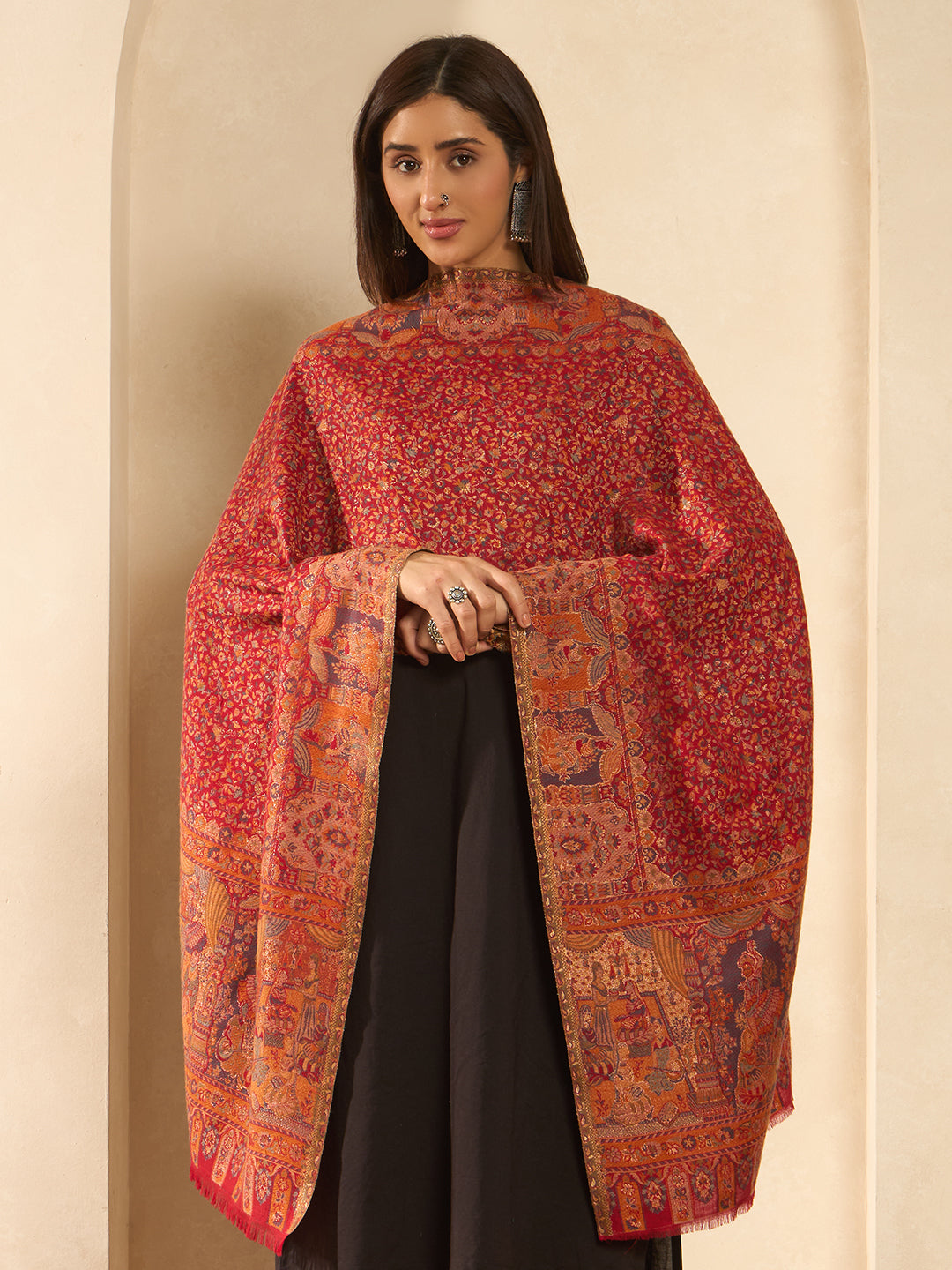 Women Persian Court kaani stole