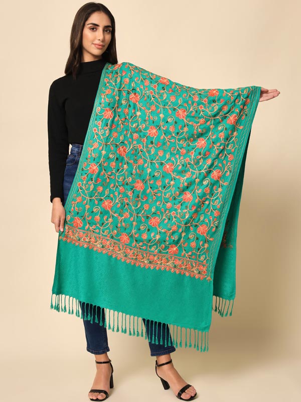 Women Khushnuma Embroidered Stole (Size 71X203 CM)