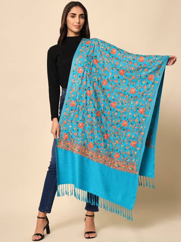 Women Khushnuma Embroidered Stole (Size 71X203 CM)