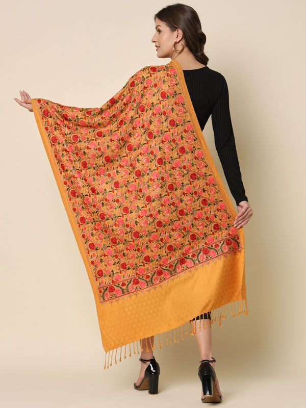 Women's Bahari Embroidered Stole (Size 71X203 CM)