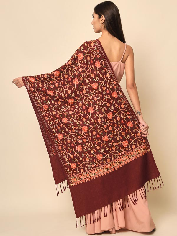 Women Khushnuma Embroidered Stole (Size 71X203 CM)