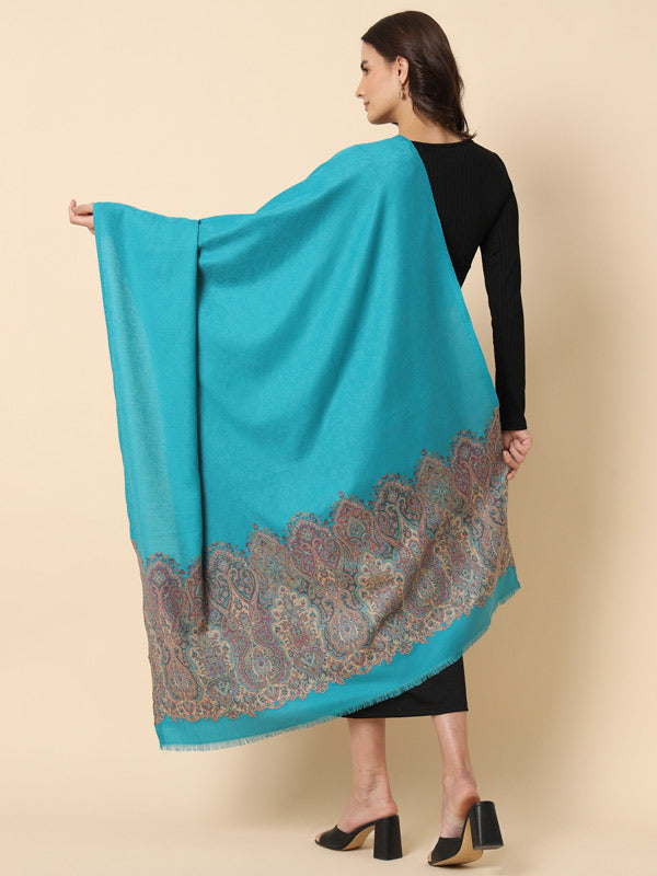 Women's Firoza Kaani Woven Design Shawl (Size: 101 X 203 Cms)