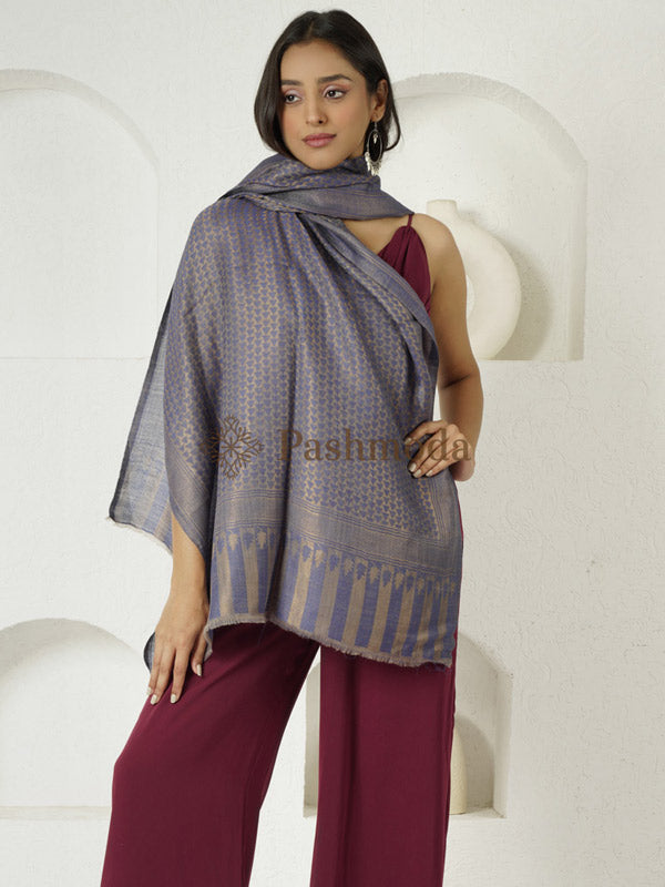 Women's Aarzoo Fine Pashmina Wool Blend Stole (Size : 71X203 CM)