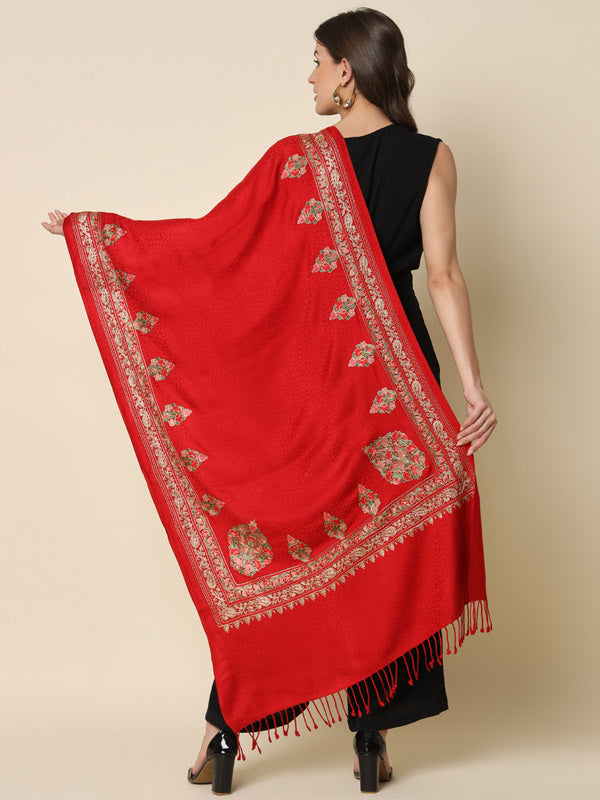 Women's Gulzaar Embroidered Stole (Size 71X203 CM)