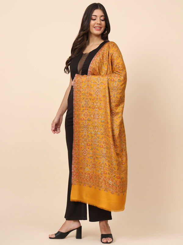 Women’s Ghazal Kaani Zari Stole (Size 72X208 Cms)