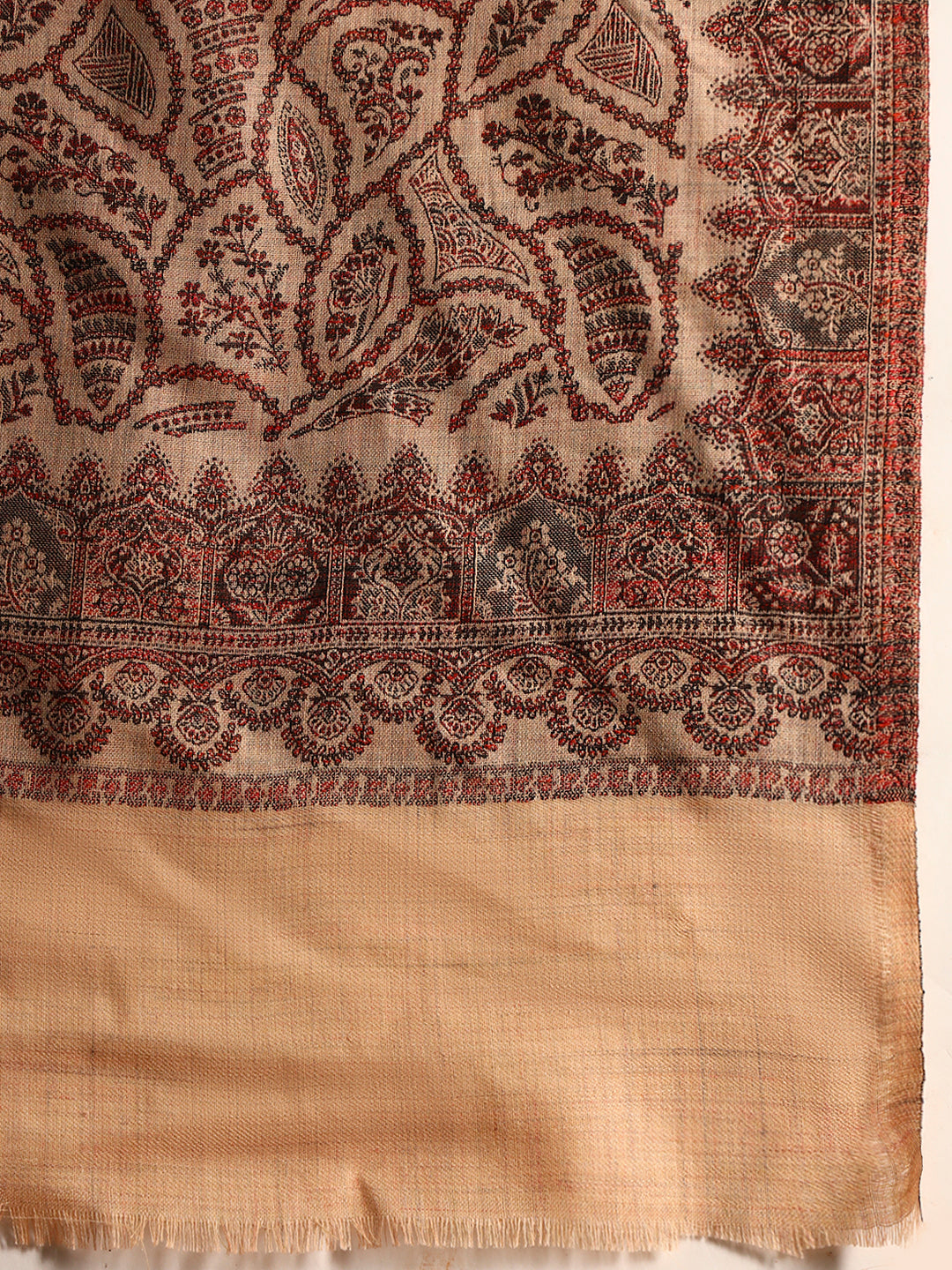 Women Shahi Jaal Kashmiri Jamawar Woven Shawl