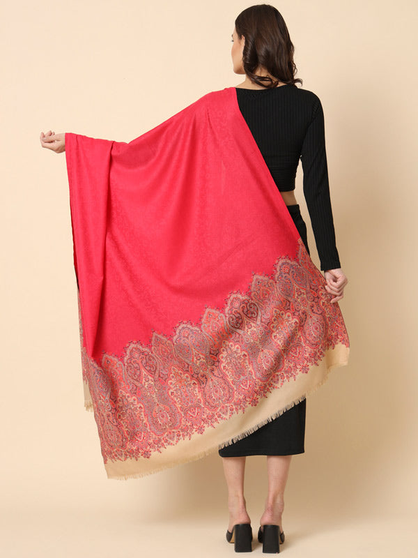 Women's Firoza Kaani Woven Design Shawl (Size: 101 X 203 Cms)