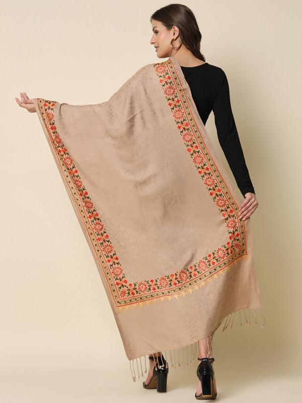 Women's Bahaar Embroidered Stole (Size 71X203 CM)