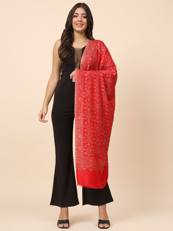 Women’s Ghazal Kaani Zari Stole (Size 72X208 Cms)