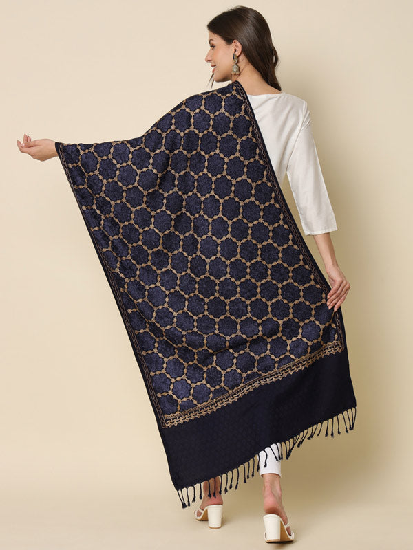 Women's Shalimaar Embroidered Stole (Size 71X203 CM)