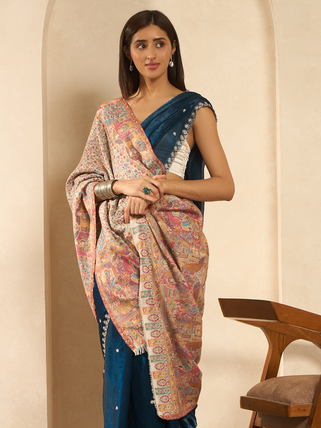 Women Persian Court kaani stole