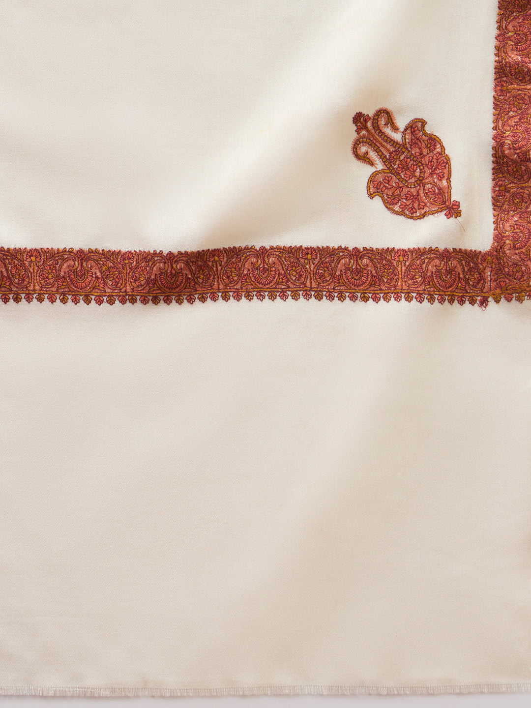 Men kashida Kingri Embroidered Lohi Shawl