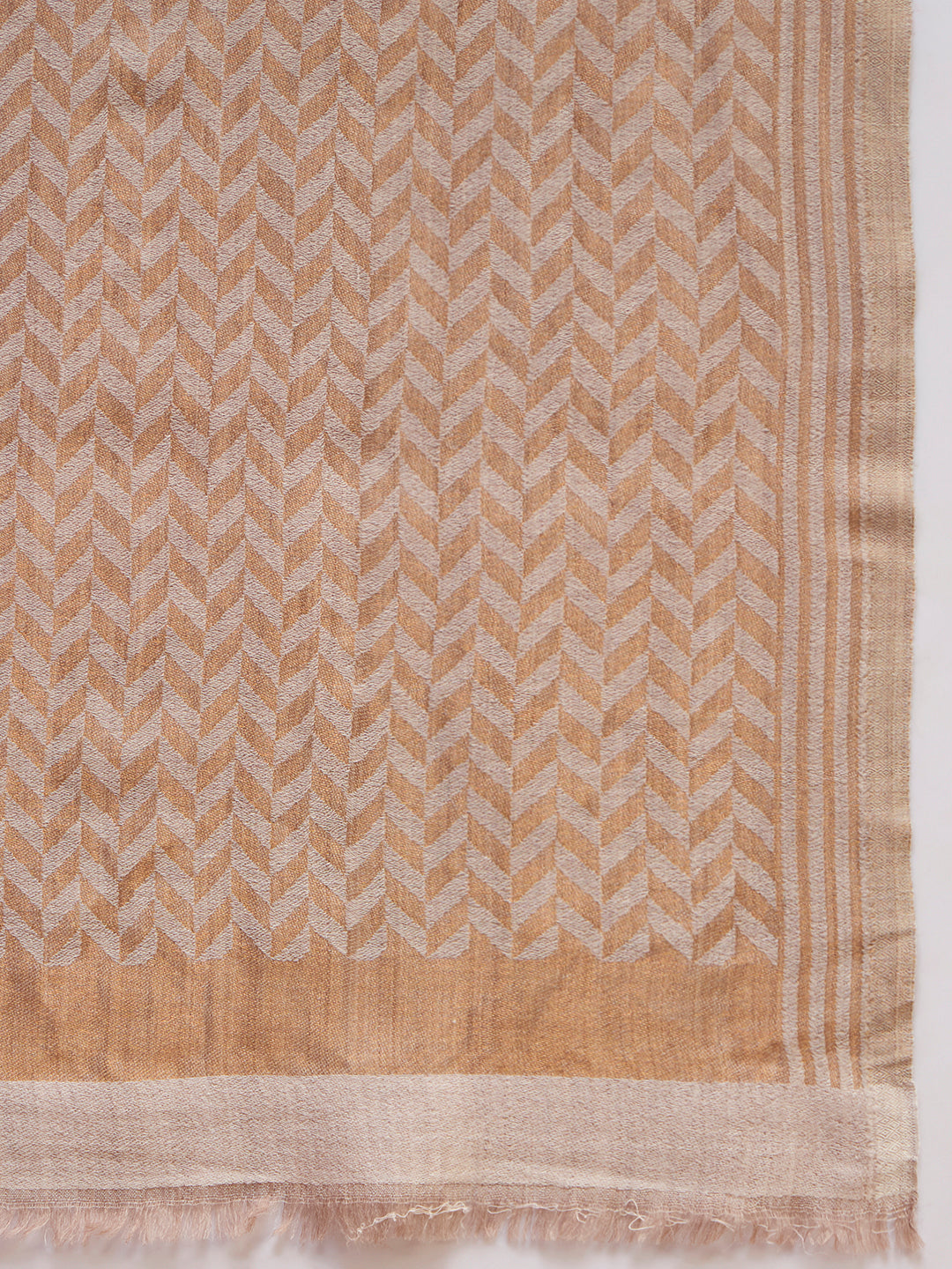 Women Heritage chevron Zari Stole