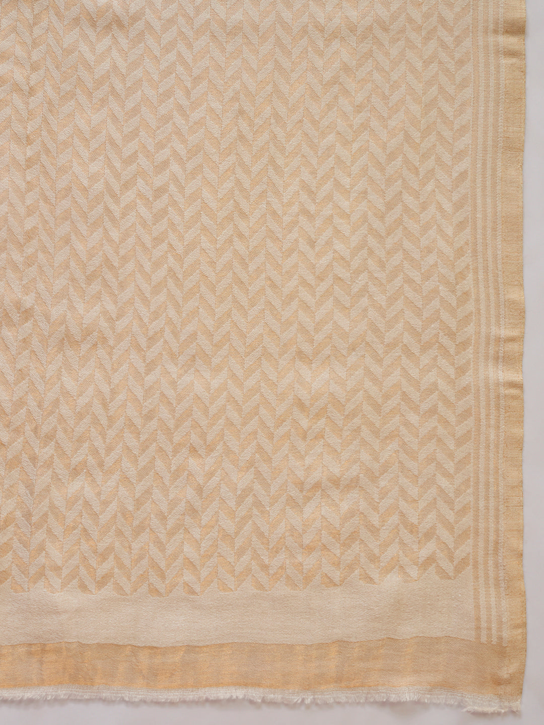 Women Heritage chevron Zari Stole