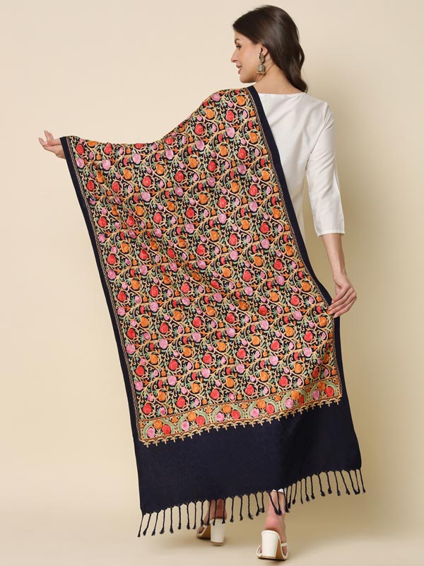 Women's Bahari Embroidered Stole (Size 71X203 CM)