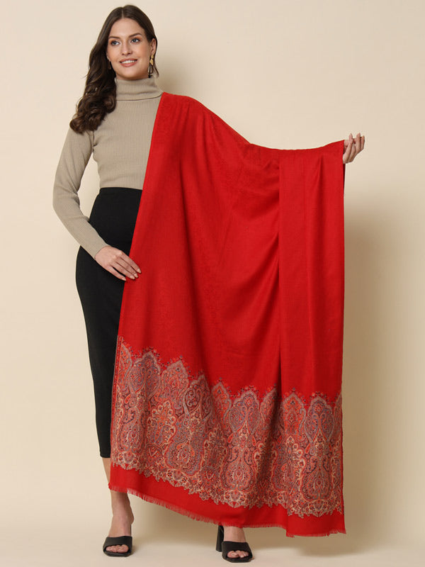 Women's Firoza Kaani Woven Design Shawl (Size: 101 X 203 Cms)