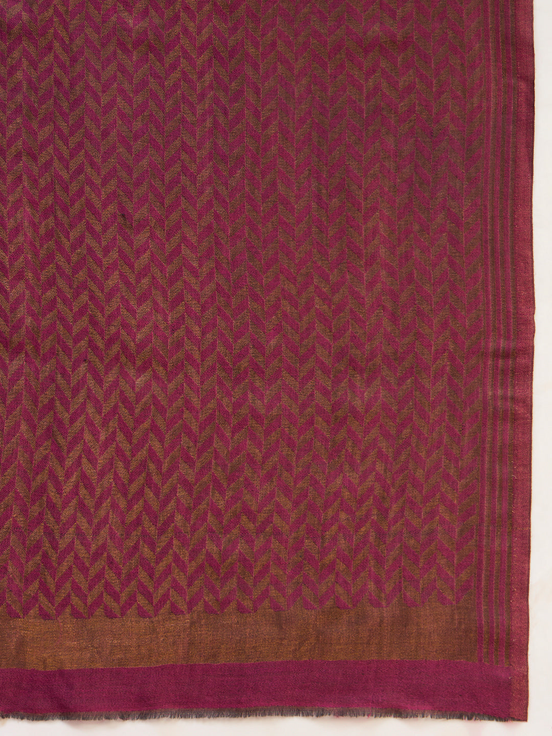 Women Heritage chevron Zari Stole