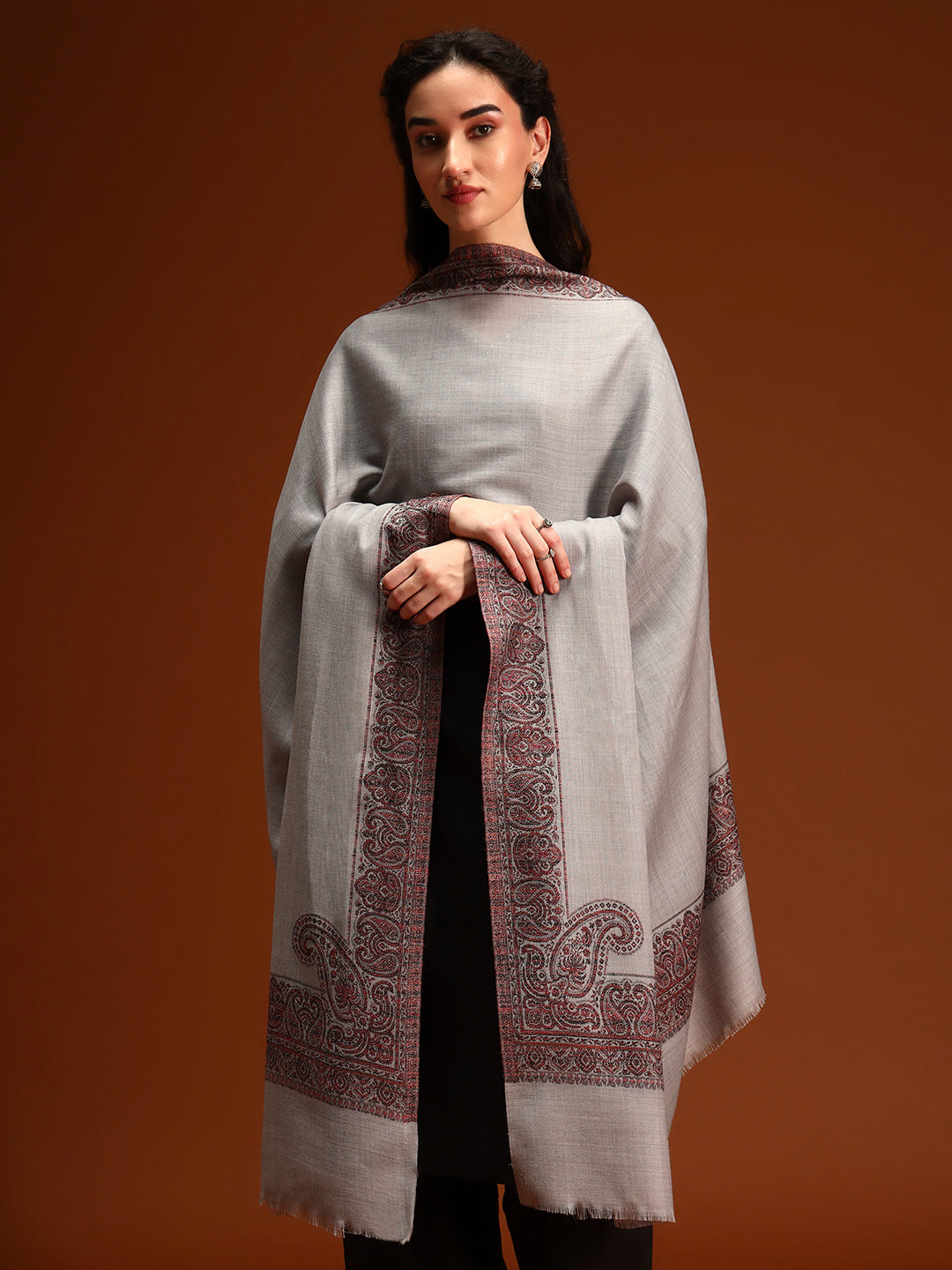 Women Naqsh Kashmiri Jamawar Woven Shawl
