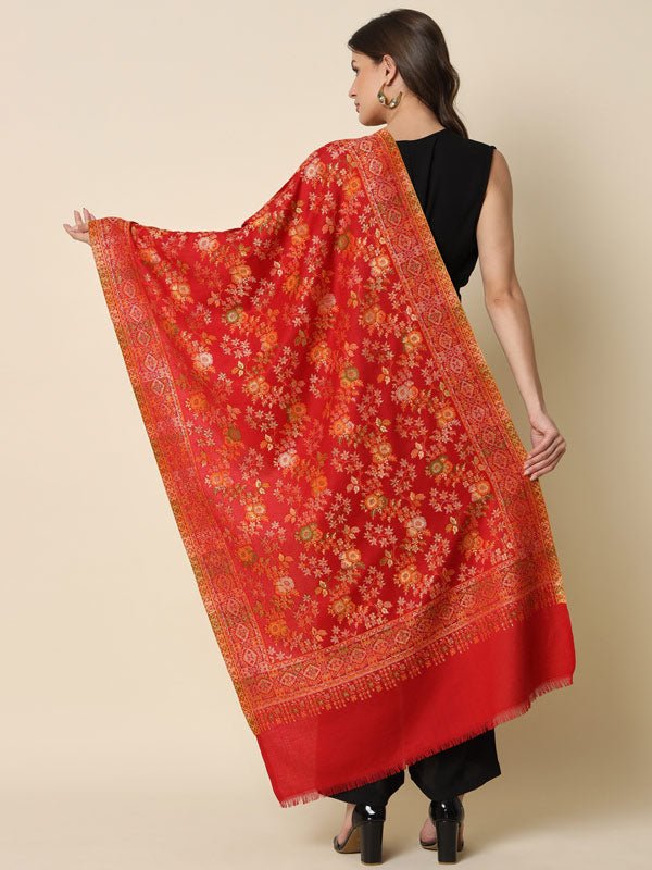 Women's Rangat Kaani Woven Design Stole (Size : 71X203 CM)