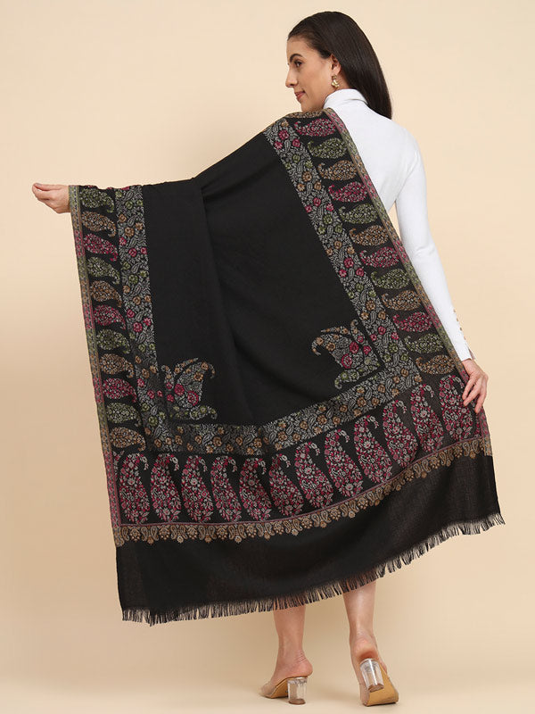 Women Shalimaar Kaani Wool Shawl (Size 101X203 CM)