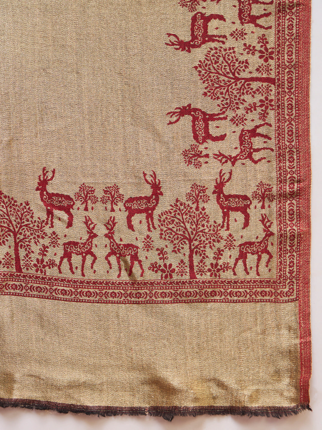 Women Shahi Caravan Zari Stole
