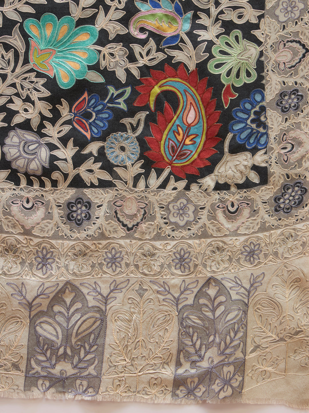 Men Waqar Kalamkari Embroidered Shawl