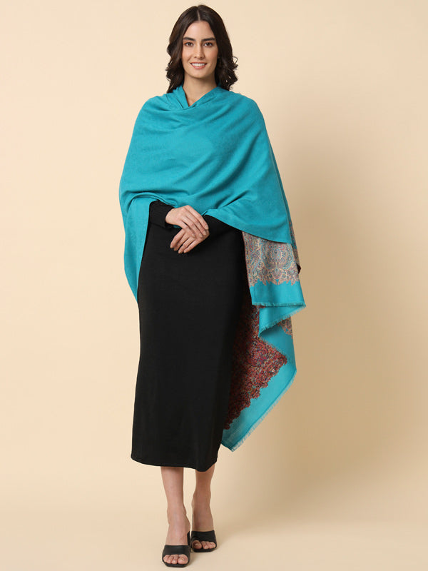 Women's Firoza Kaani Woven Design Shawl (Size: 101 X 203 Cms)