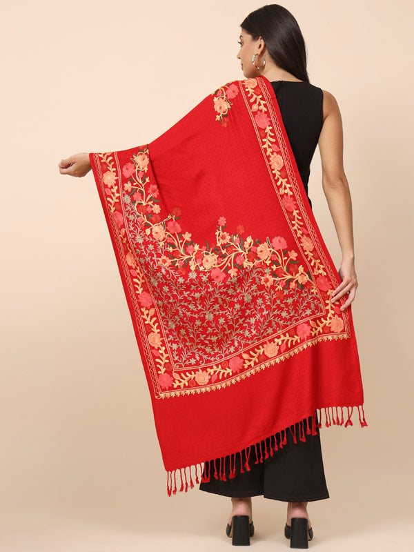 Women’s Murshid Aari Embroidered Stole(Size 71X203 CM)