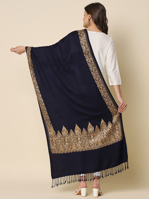 Women's Zarbaft Embroidered Stole (Size 71X203 CM)