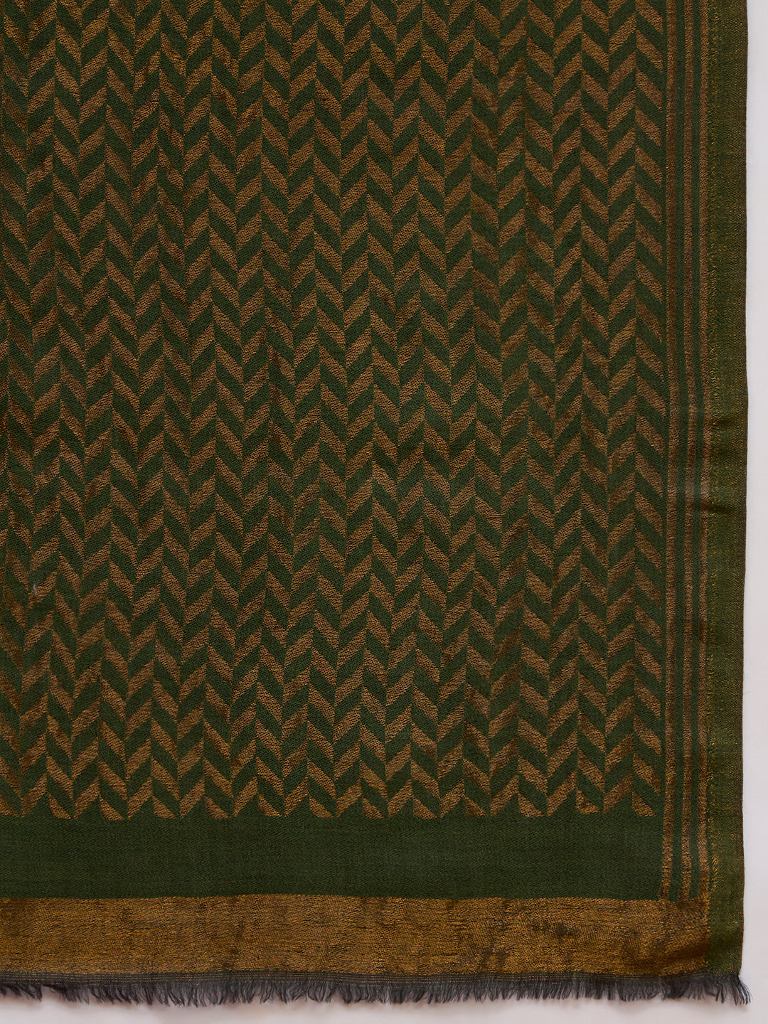 Women Heritage chevron Zari Stole