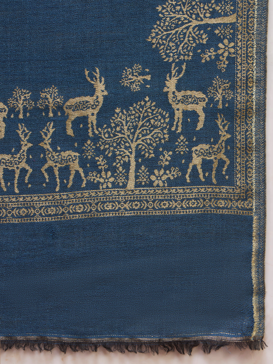 Men Shahi Caravan Reversible Zari Stole
