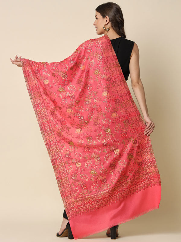 Women's Rangat Kaani Woven Design Stole (Size : 71X203 CM)