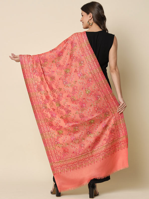 Women's Rangat Kaani Woven Design Stole (Size : 71X203 CM)