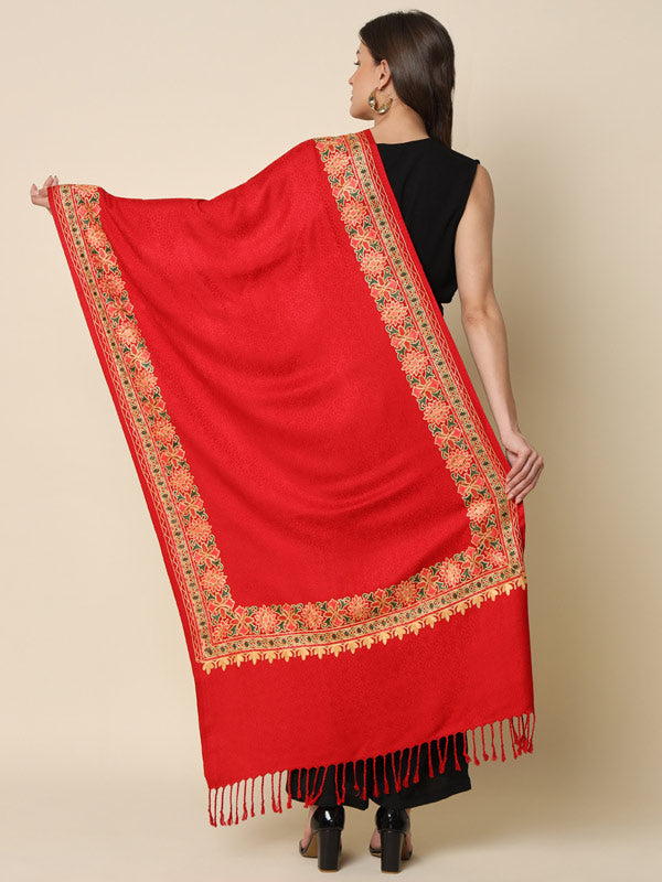 Women's Bahaar Embroidered Stole (Size 71X203 CM)