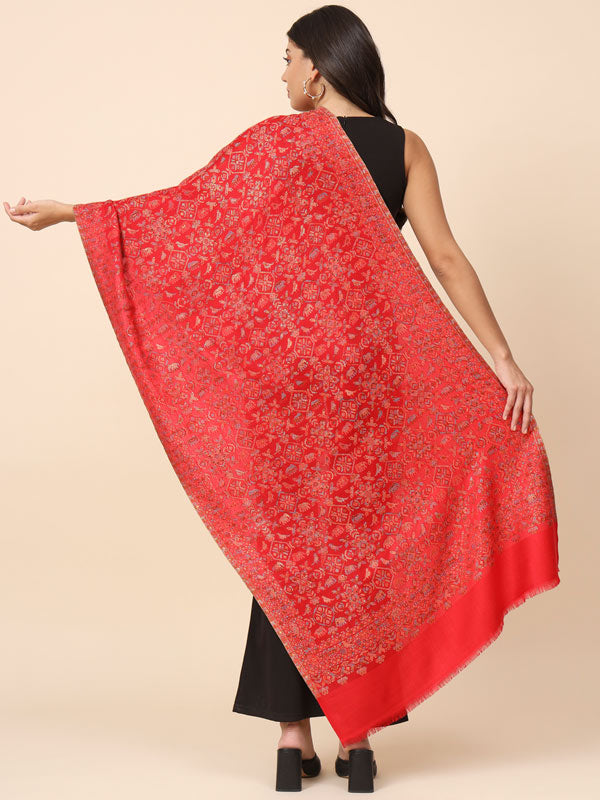 Women’s Ghazal Kaani Zari Stole (Size 72X208 Cms)