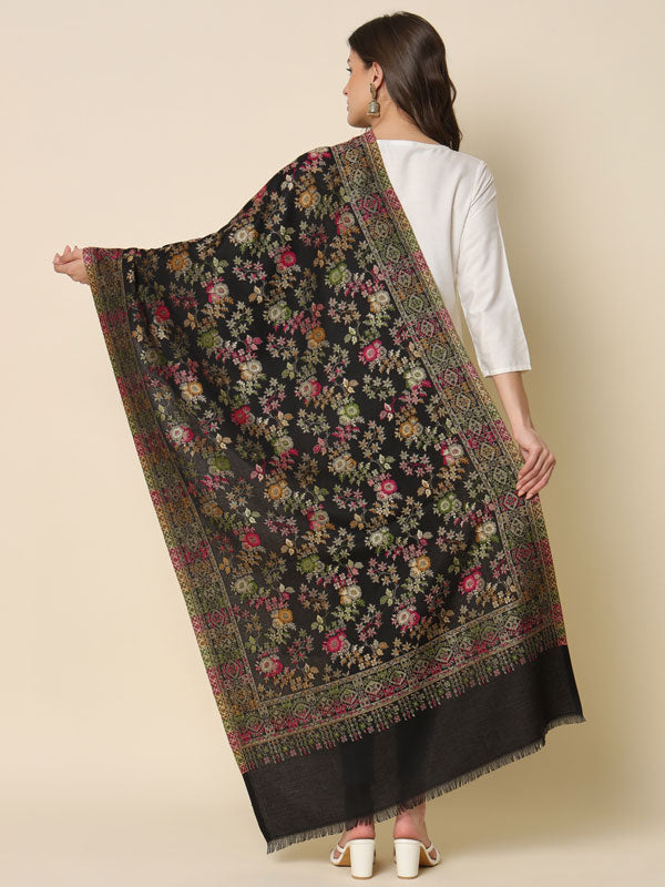Pashmoda Women's Kaani Woven Design Stole (Size : 71X203 CM)