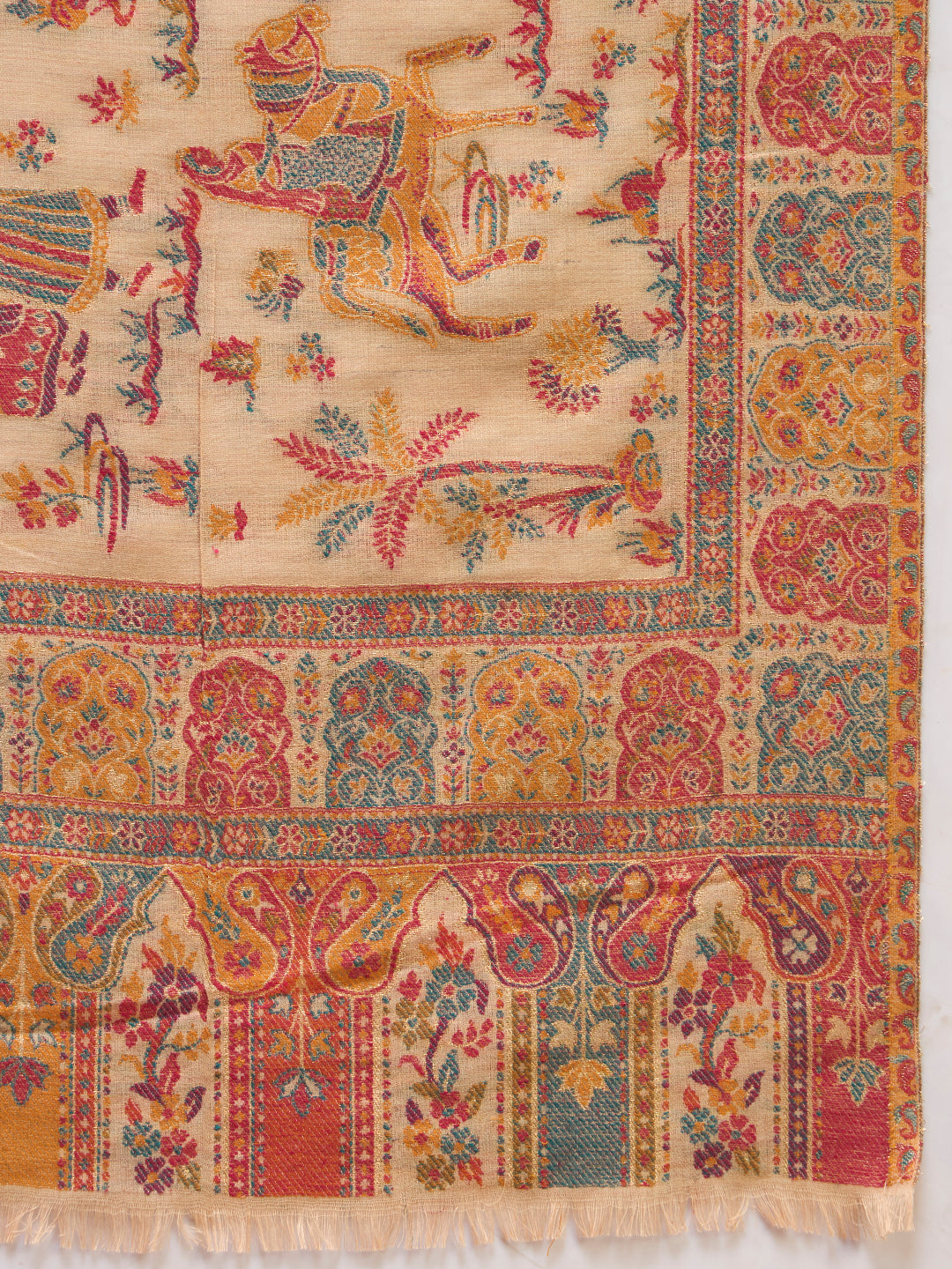 Men Gulrukh Reversible Kaani Zari Shawl