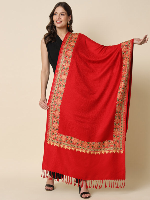 Women's Bahaar Embroidered Stole (Size 71X203 CM)