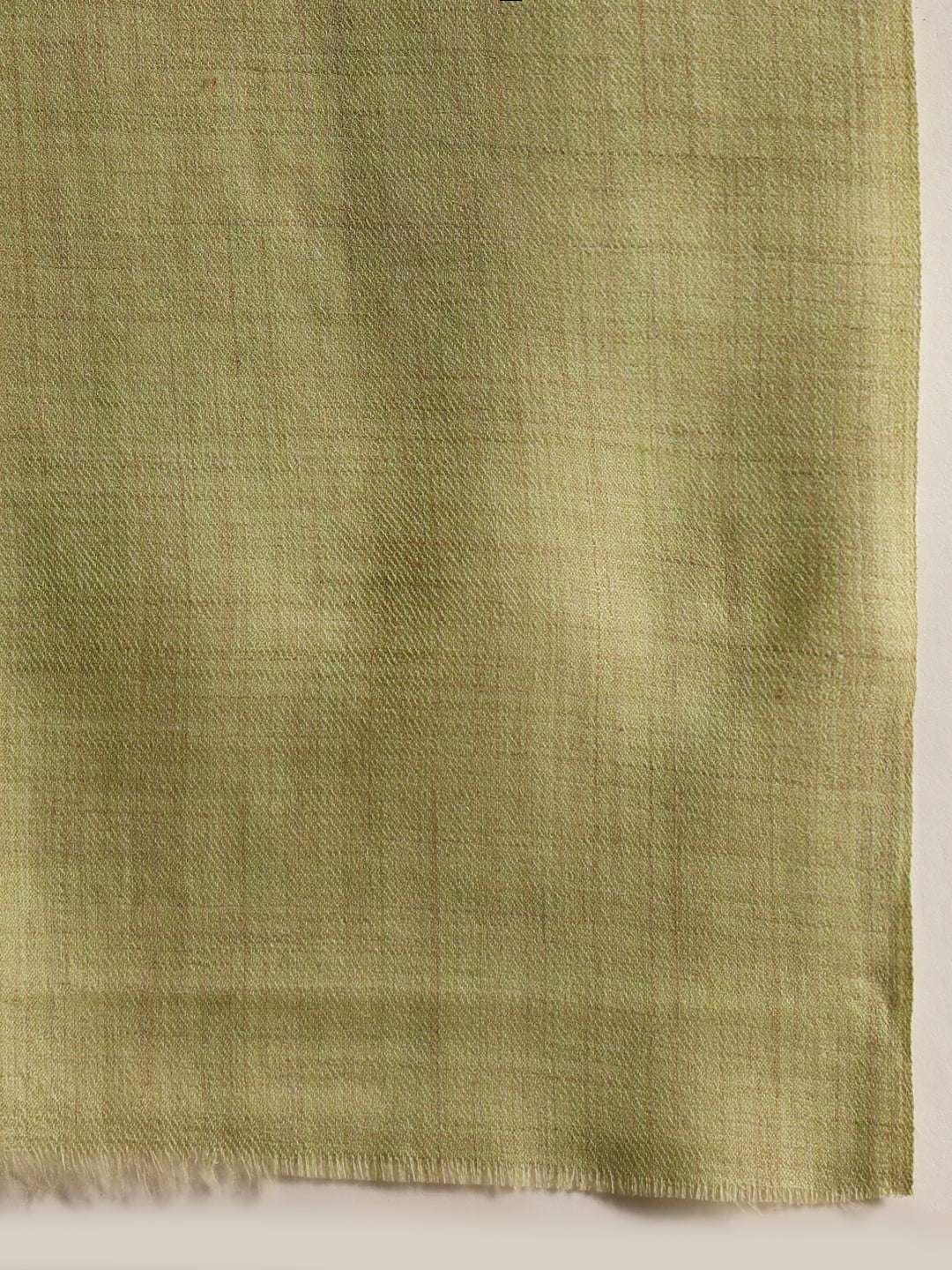 Women Verdant Grace Fine Wool Blend Solid Melange Shawl