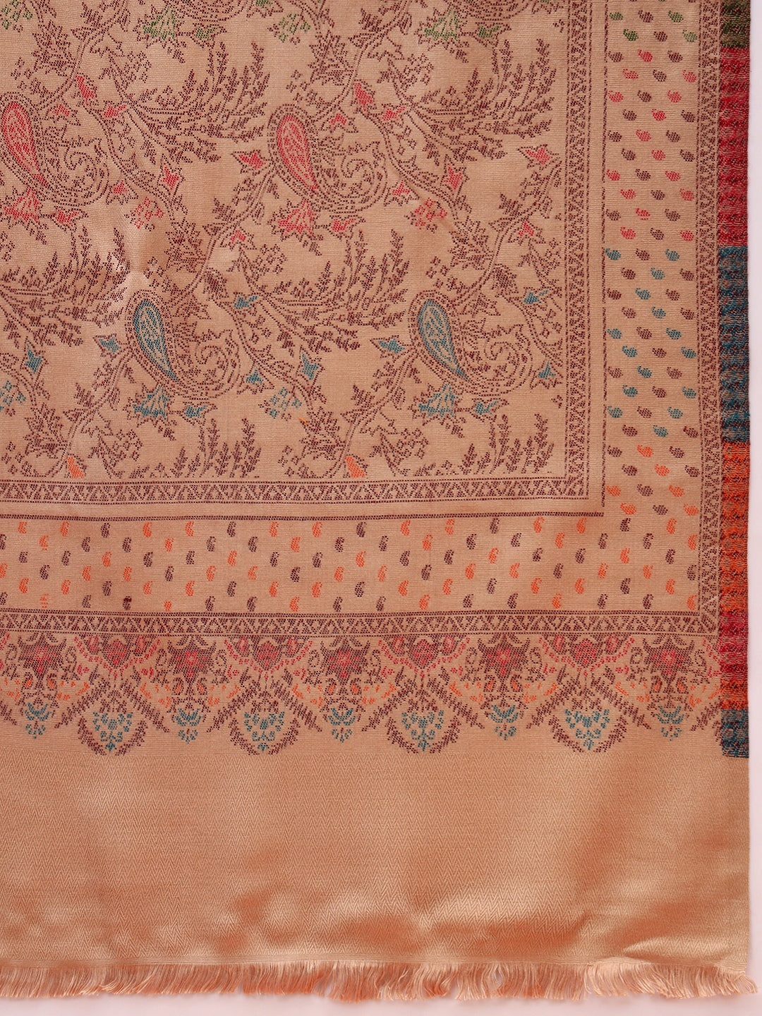 Pashmoda Women Paisley Harmony Kaani Stole (Size : 71X203 CM)