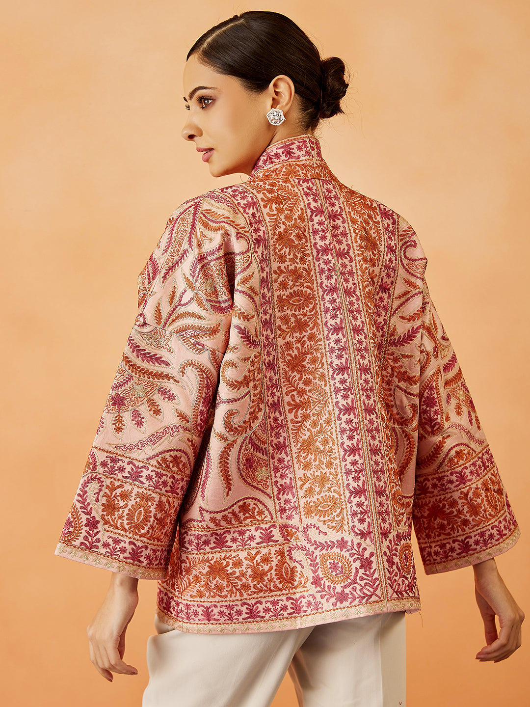 Kalamkari Embroidered Cape