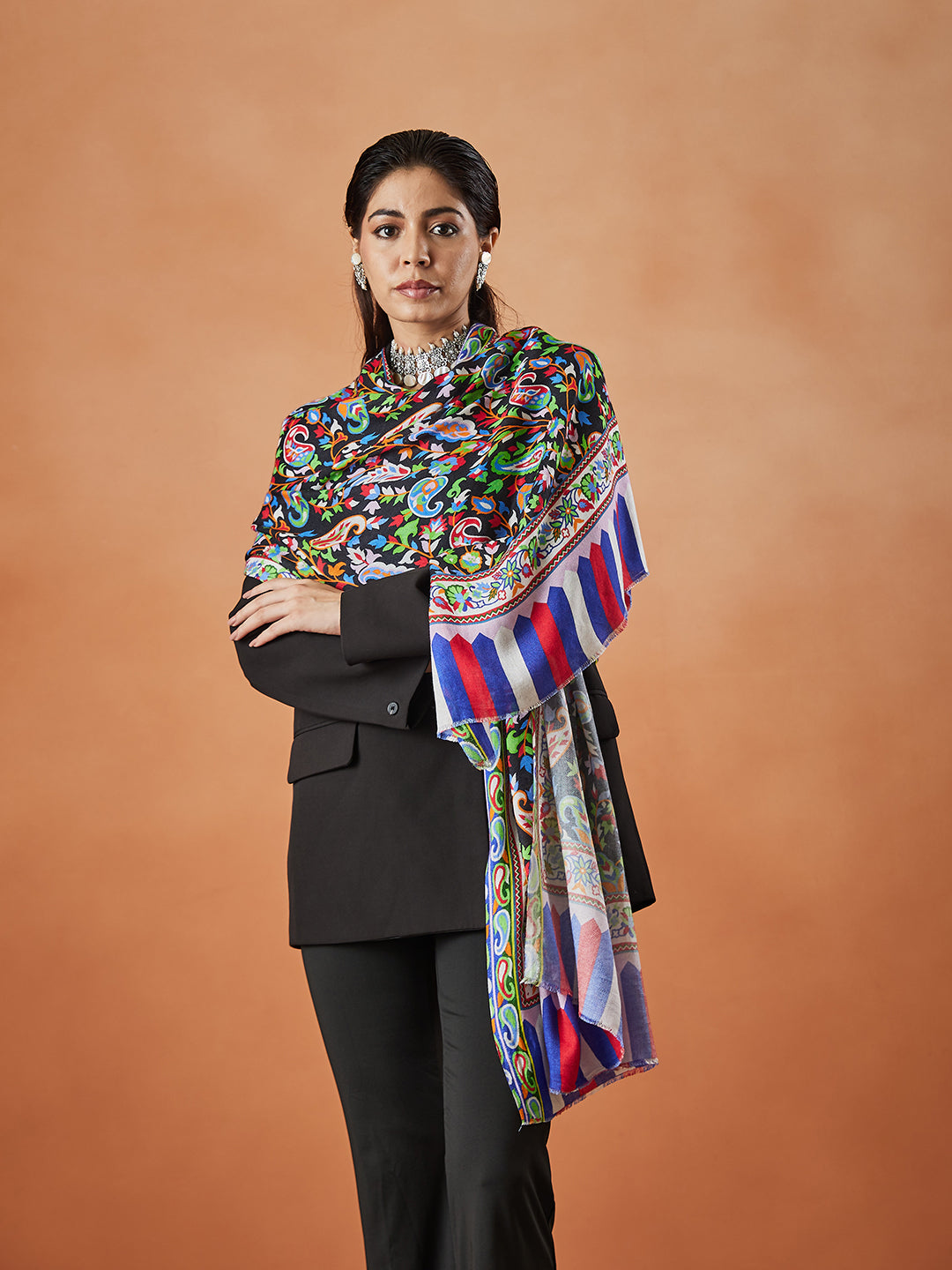 Women Bahaari Fine Soft Bamboo Fibre Stole (Size : 71X203 CM)