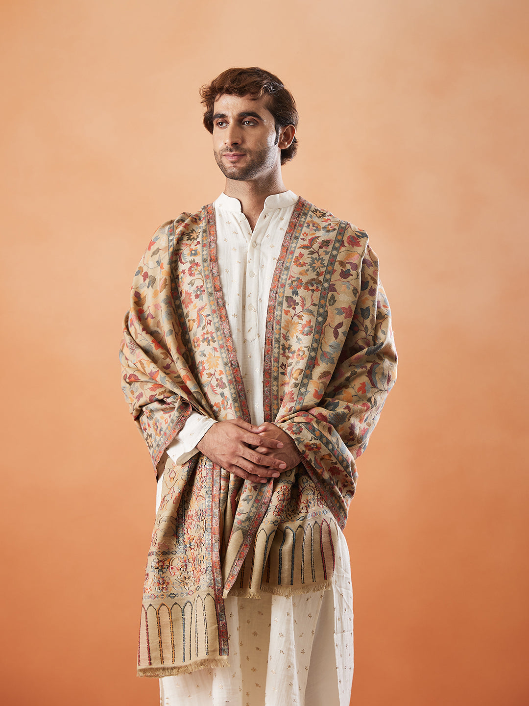 Mens Kaani Shawl (Size: 101x203 Cm)