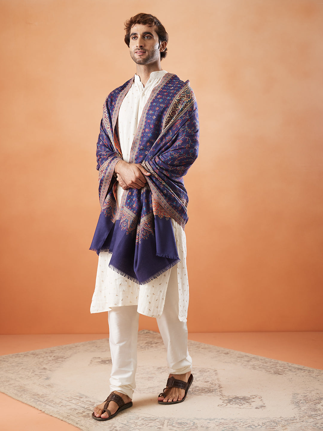 Men Khwaab Jamawar Shawl (Size: 101x203 Cm)